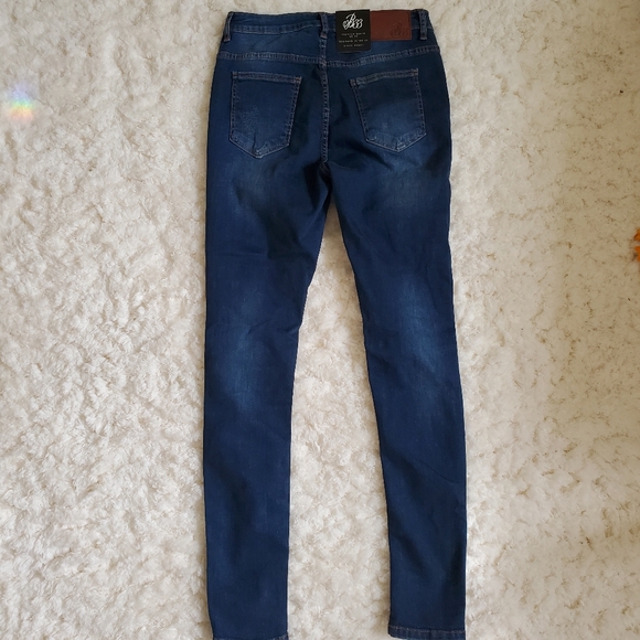Bee Inspired spray on skinny jeans 28/32 - Picture 9 of 12